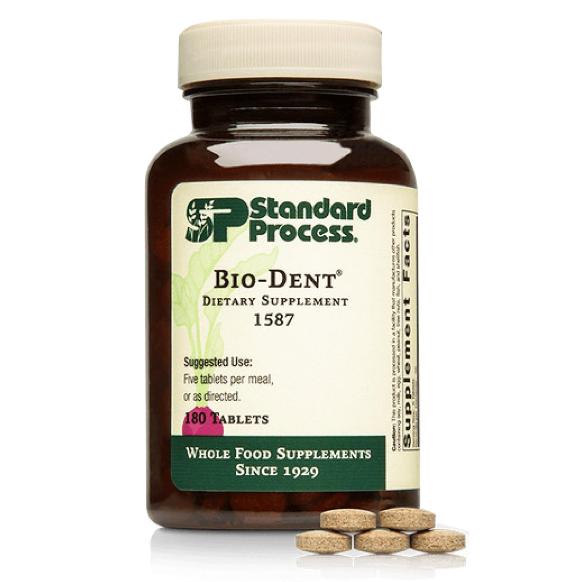 bio-dent standard process bouteille 180 comprimés soutien potentiel pour les os et les muscles