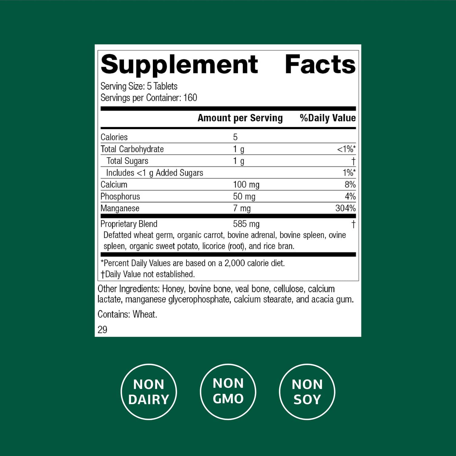 Bio-Dent Standard Process: comprimés faciles à prendre dans la routine quotidienne.