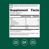 Standard Process Calamar Omega-3 Liquide, étiquette lisible et informative.