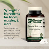 Standard Process Calcium Lactate - Etiquette sans gluten: convient aux régimes restrictifs