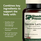 Standard Process Calcium Lactate - Tablettes sans produits laitiers: option végétalienne pratique