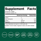 Calcium Lactate Standard Process – tablettes végan en gros plan, intégration quotidienne