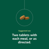 Dosage simple: deux comprimés par repas
