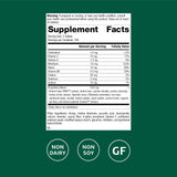 Standard Process Cardio-Plus GF – étiquette lisible mentionnant les vitamines B6, C et E.