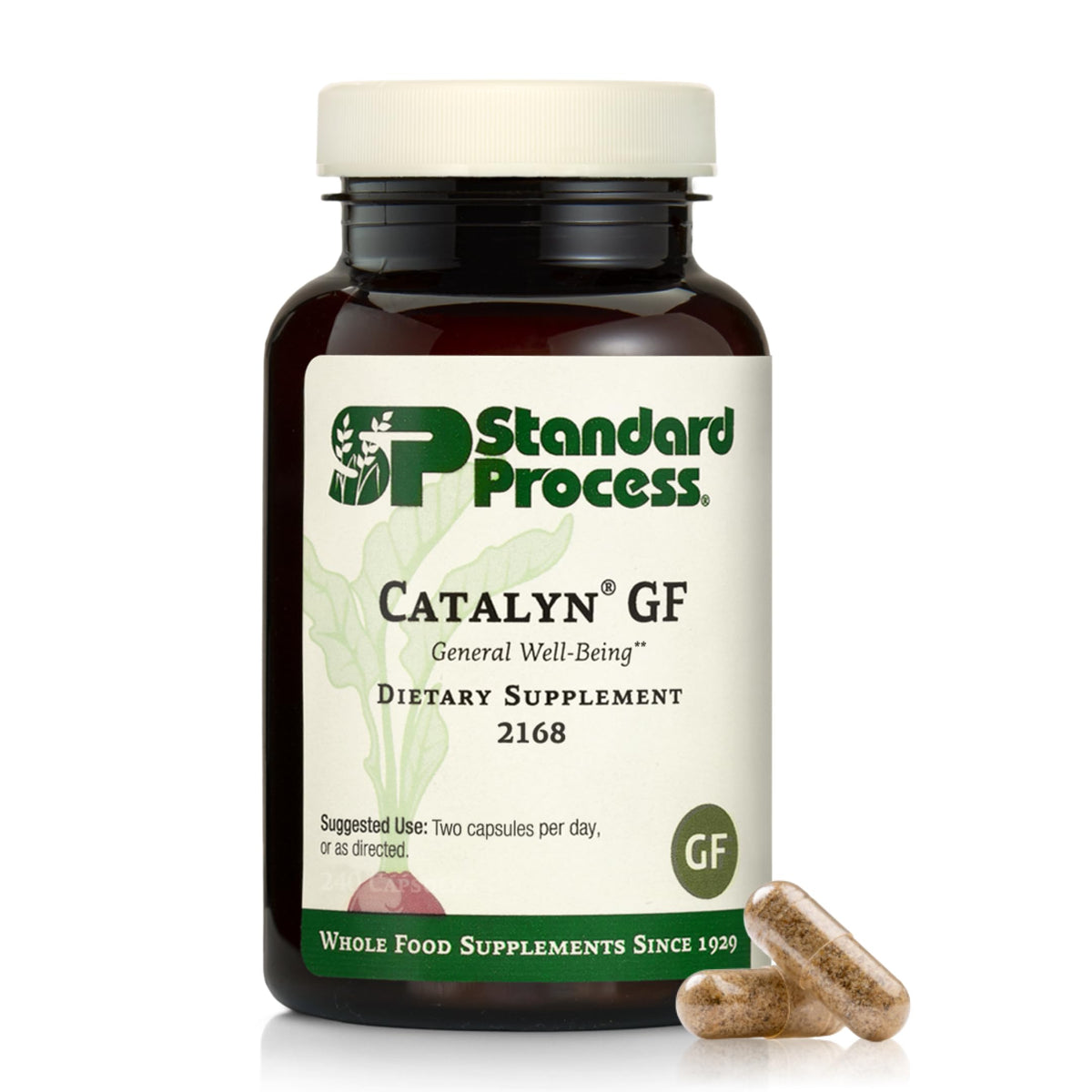 Catalyn Standard Process gélules sans gluten, nutriments issus d'aliments entiers pour le quotidien.