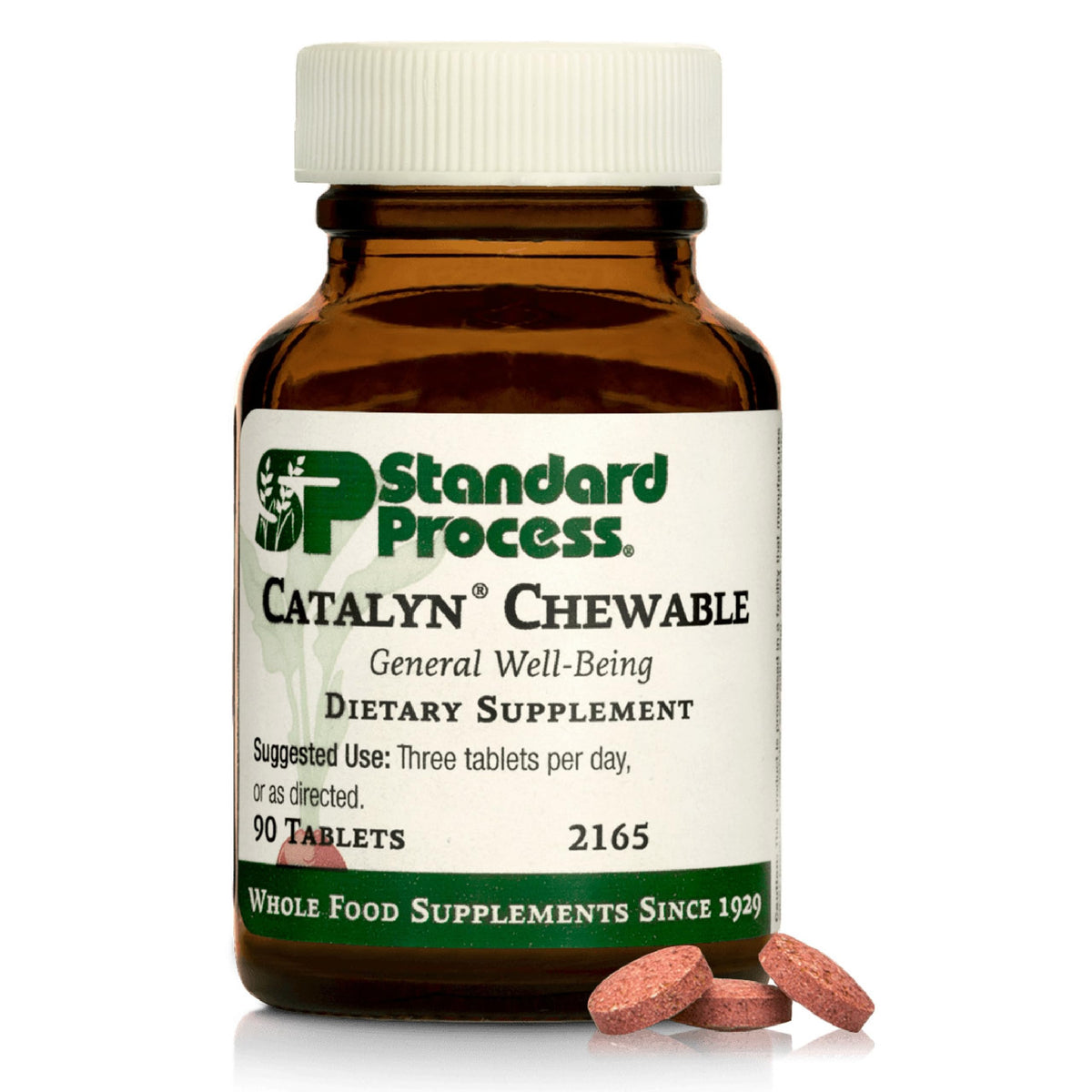 Catalyn Standard Process: tablettes mâchables, apport quotidien en vitamines clés.