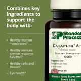 Cataplex A-C de Standard Process : sans lait, adapté aux régimes sans produits laitiers.