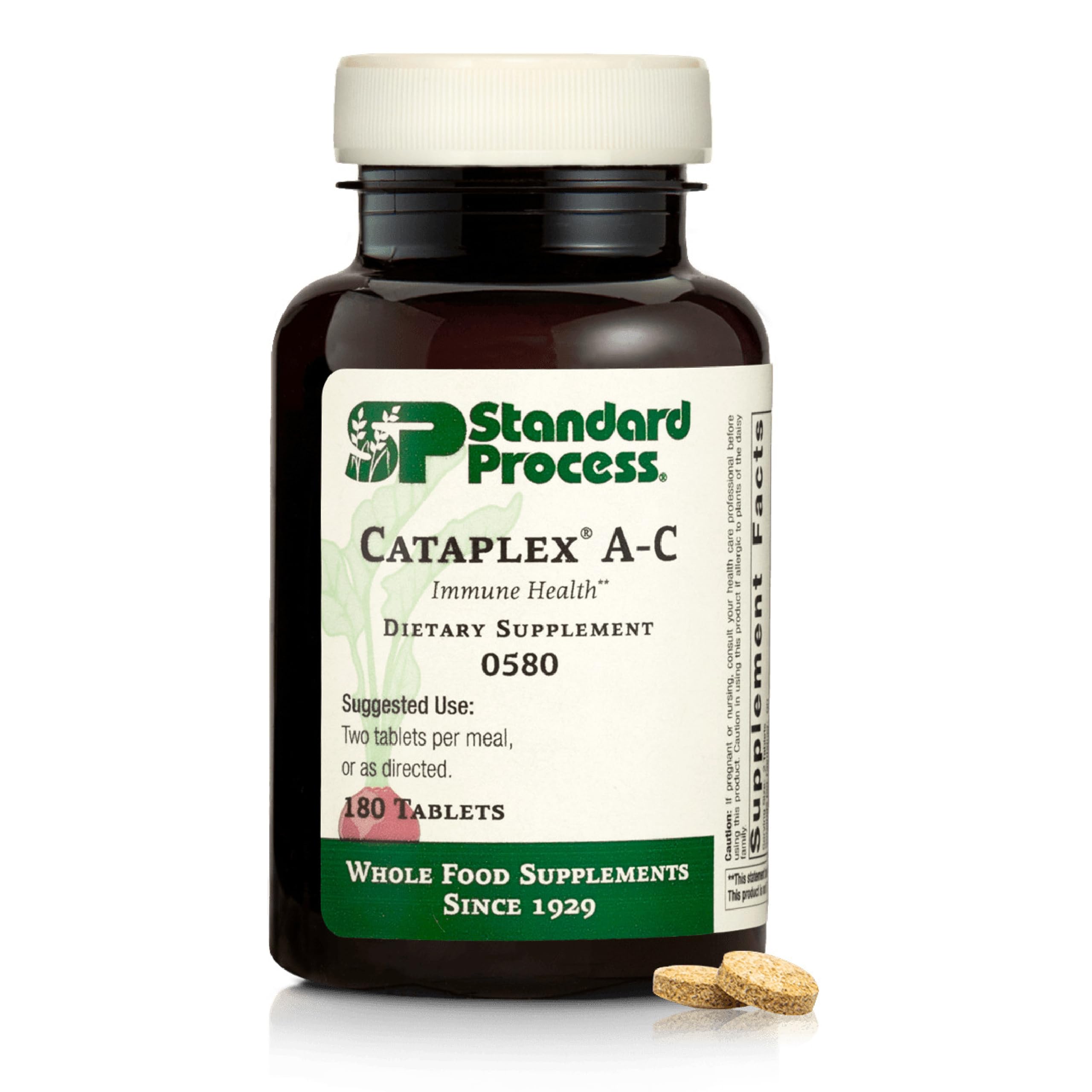 Cataplex A-C de Standard Process : tablettes immunité soutenant les défenses naturelles et la vitalité.