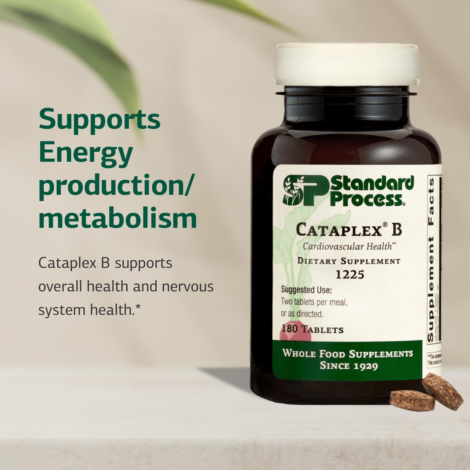 Cataplex B Standard Process – soutien cœur et nerfs pendant l’effort