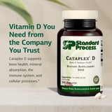 Standard Process Cataplex D — absorption minéraux améliorée par le calcium.