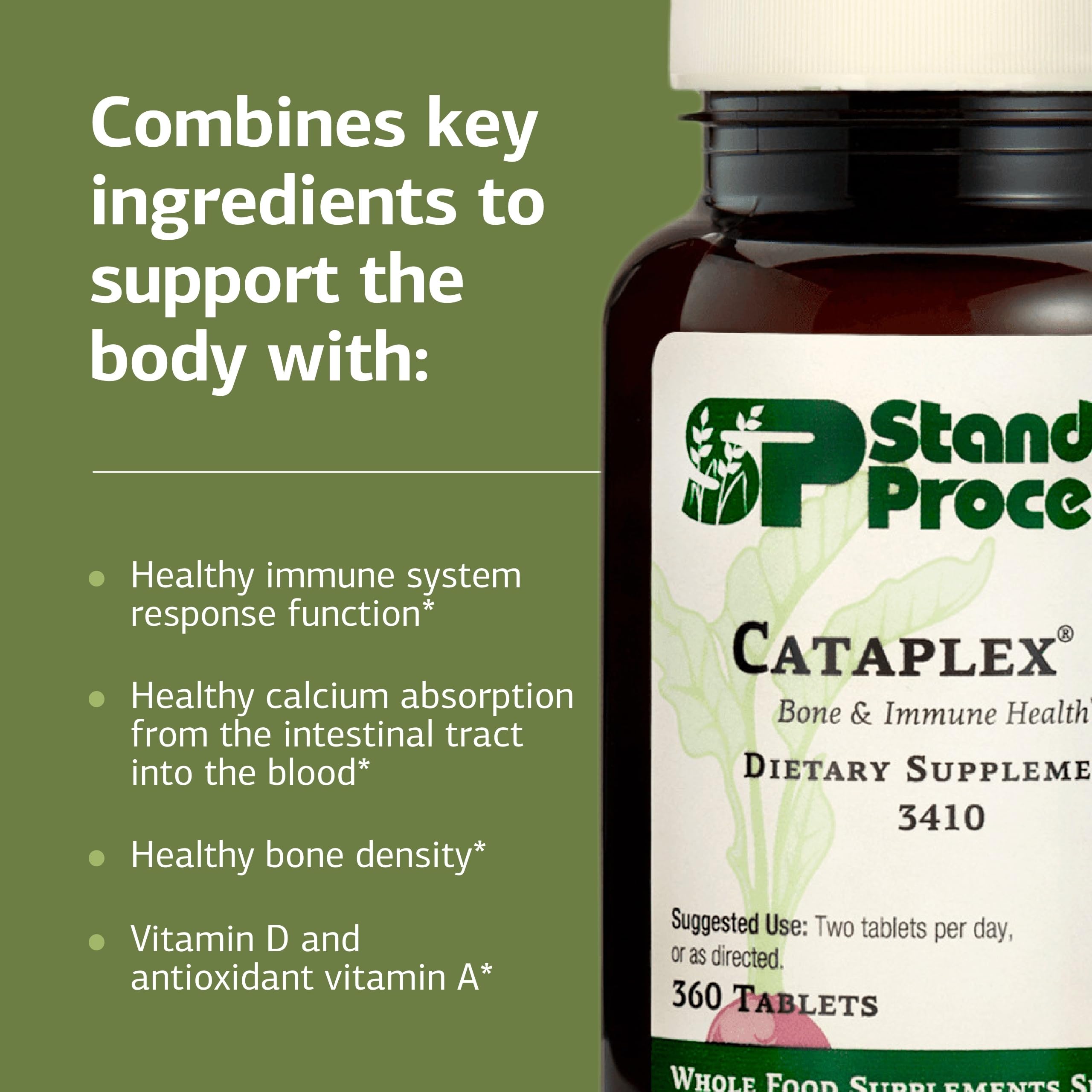 Cataplex D, bouteille de 360 comprimés pratique pour la routine quotidienne.