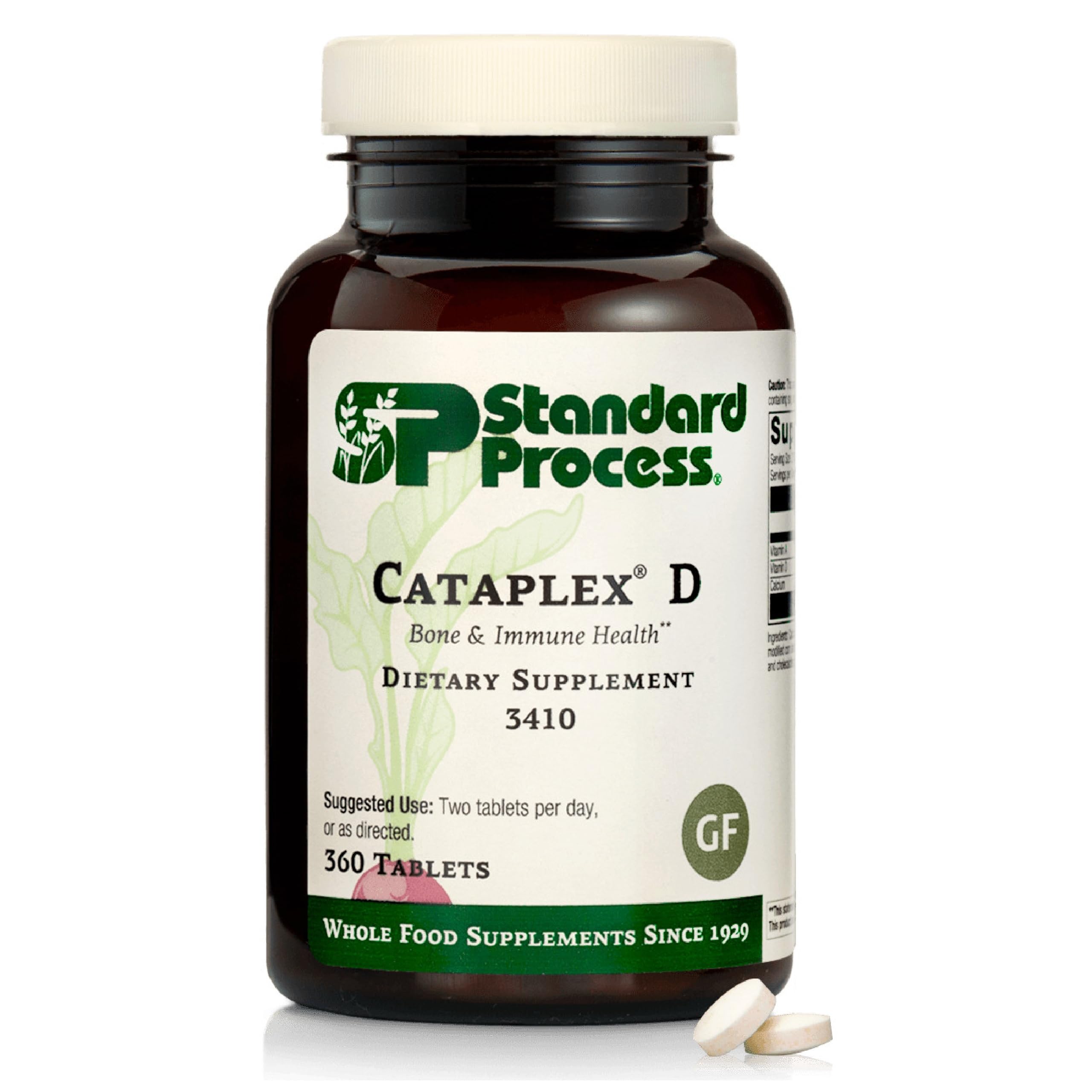 Standard Process Cataplex D – immunité renforcée grâce à la vitamine D.