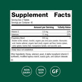 Cataplex E par Standard Process : étiquette claire et fiche d'information utile.