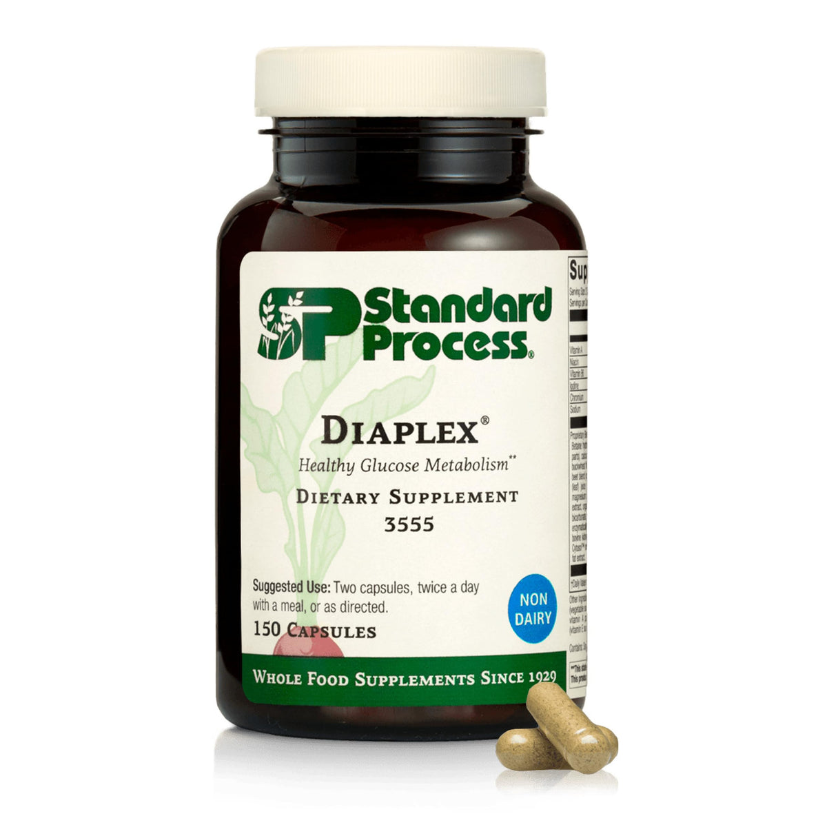 Diaplex Standard Process: bouteille 150 capsules, soutien potentiel au métabolisme