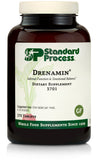 Standard Process Drenamin: bouteille et etiquette, soutien potentiel à l'énergie.