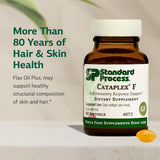 Standard Process Flax Oil Plus – étiquette claire, utilisation quotidienne recommandée.