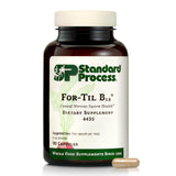 Standard Process For-Til B12 : bouteille et capsules, soutien potentiel au système nerveux.