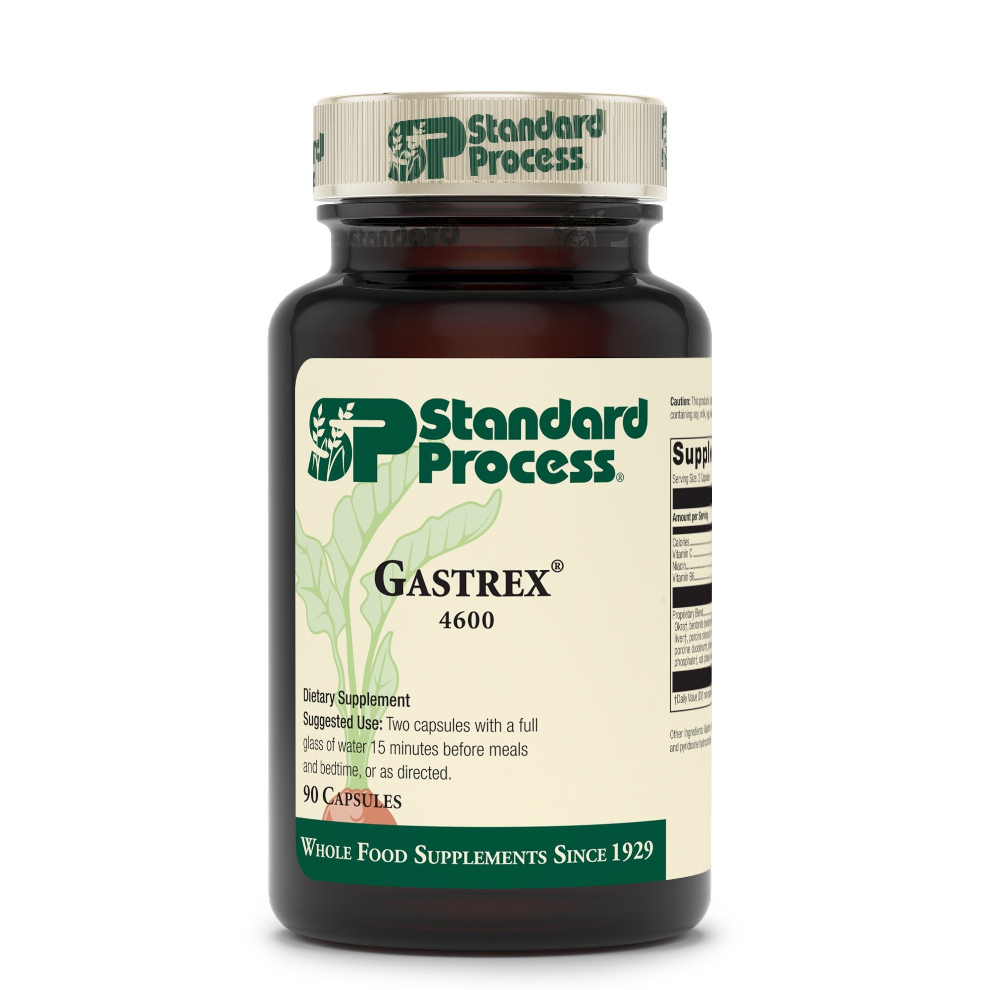 Gastrex, capsules visibles, apport en nutriments potentiels.