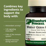 Standard Process Inc Huile Germes de Blé — bouteille sur table, intégration facile à la routine