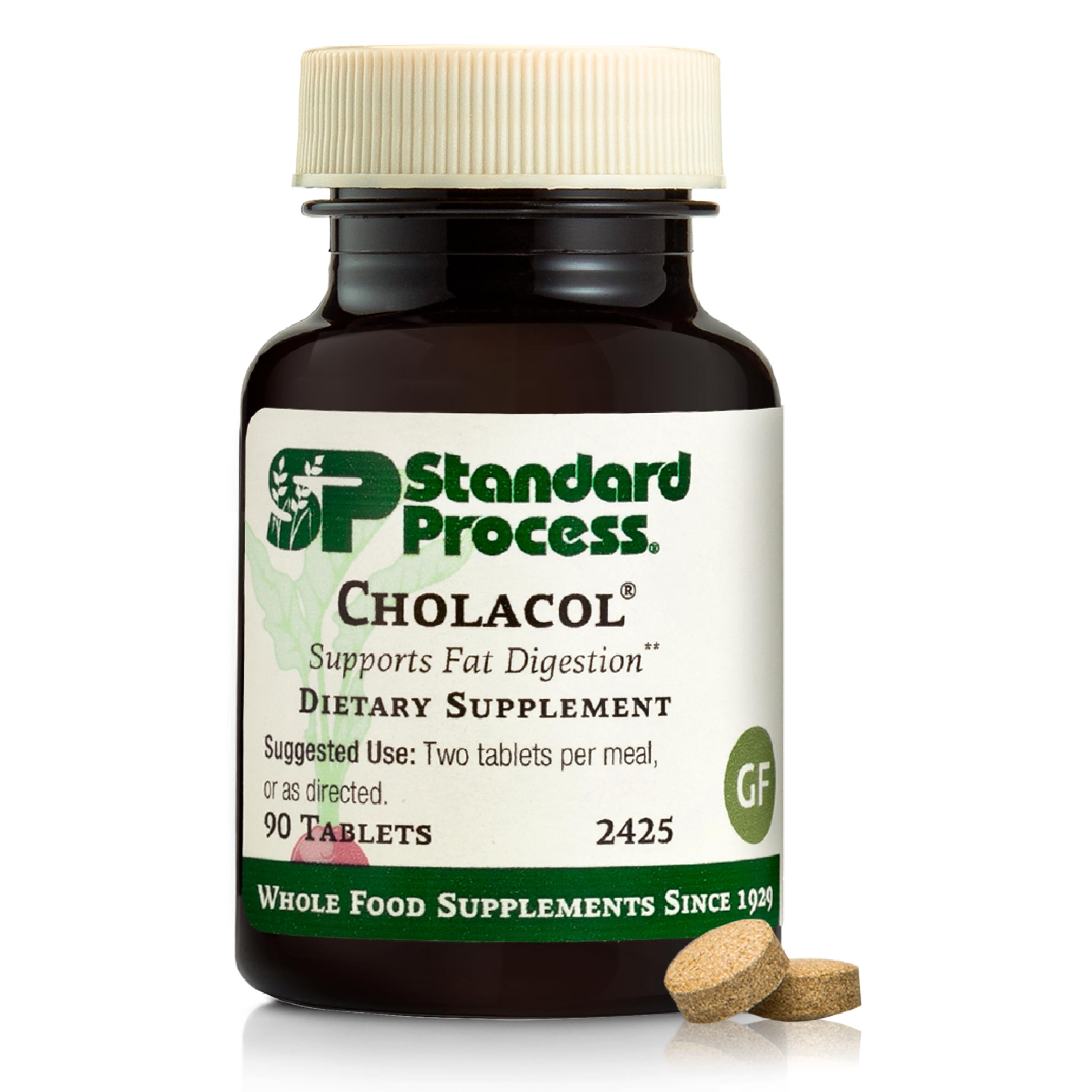 Cholacol de Standard Process Inc. bouteille – soutien vesicule biliaire