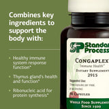 ARN et vitamines visibles, Congaplex Standard Process pour soutenir les processus cellulaires.