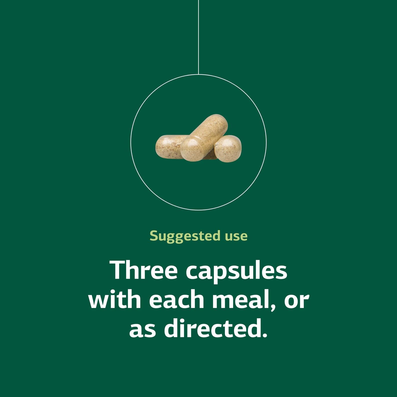 Plan d utilisation et dosage par repas sur le flacon Congaplex.