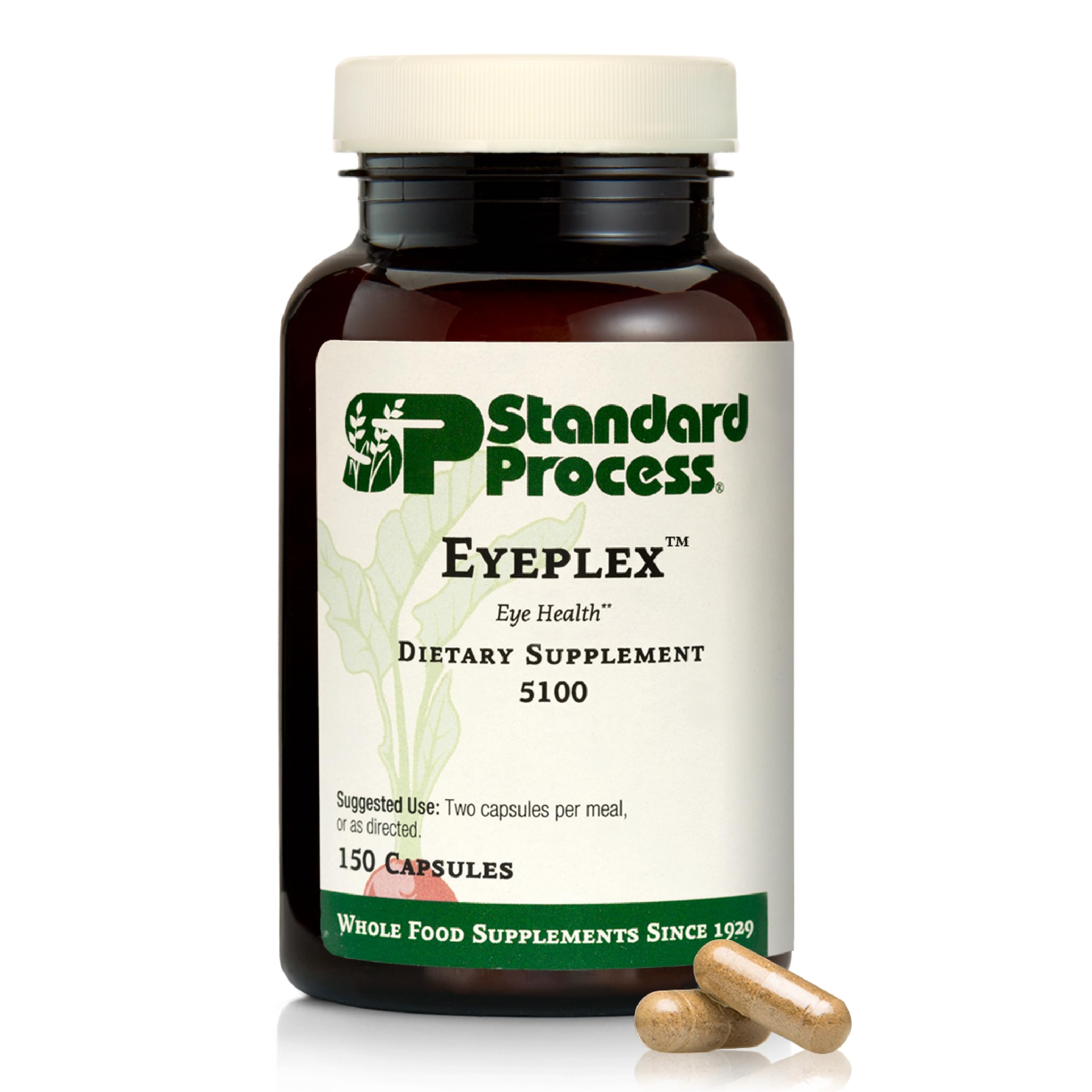 Iplex Standard Process bouteille ouverte et capsules pour le soutien oculaire potentiel
