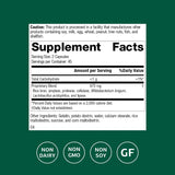 Lact-ENZ, etiquette-produit montrant les indications et l'approche naturelle.