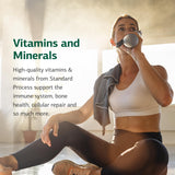 Standard Process Manganèse B12 — composition: cuivre et vitamine C présents.