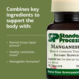 Standard Process Manganèse B12 — prise quotidienne peut soutenir les globules rouges.