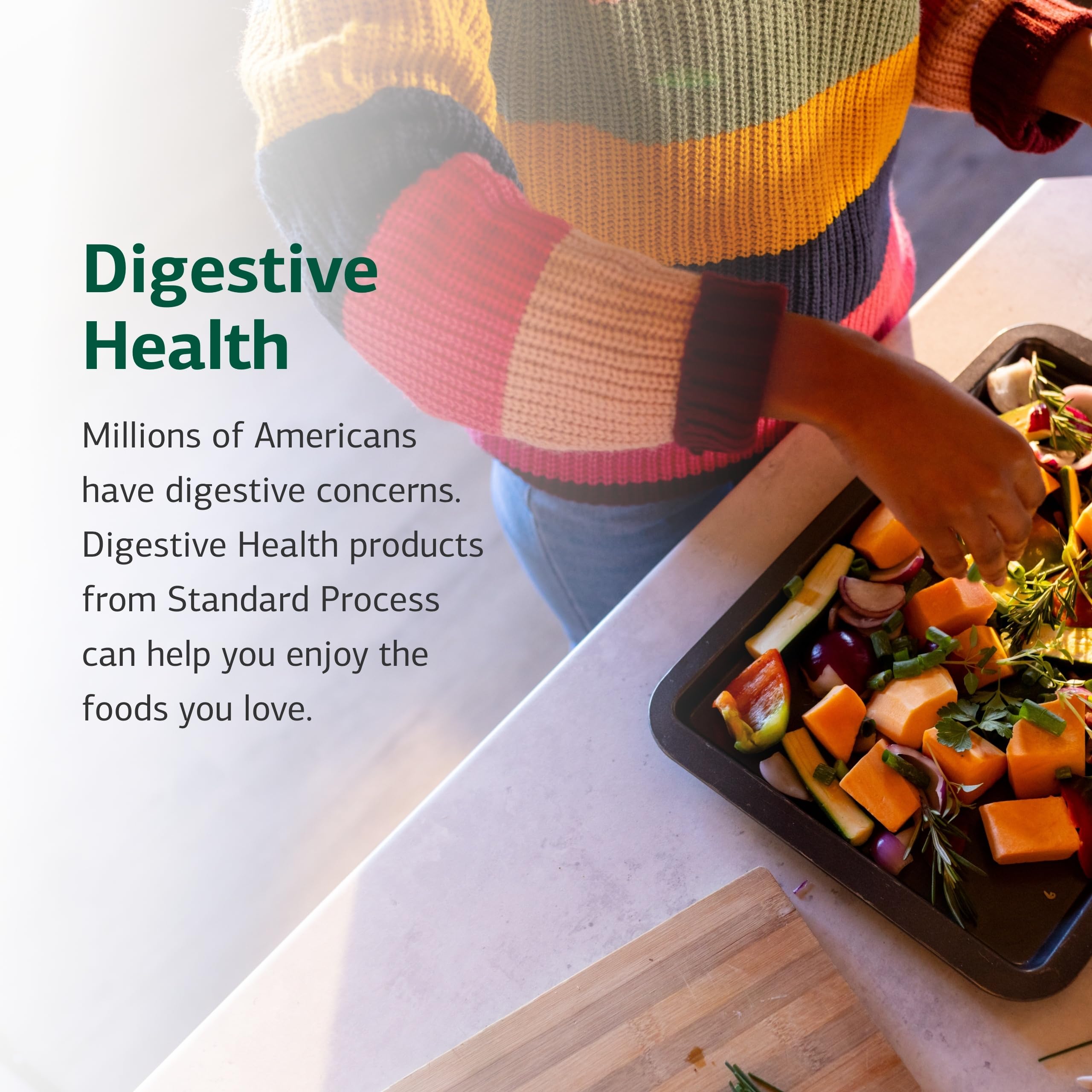 Utilisation quotidienne de Standard Process Multizyme pour faciliter l’assimilation