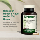 Standard Process Niacinamide B6 gélules digestion: contribution possible au confort digestif.