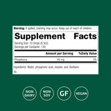 Standard Process Phosfood liquide-doseur, gouttes faciles à mesurer dans l'eau.
