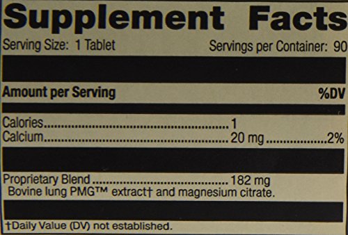 Standard Process Pneumotrophin PMG, tablettes empilées, intégration facile dans la routine.