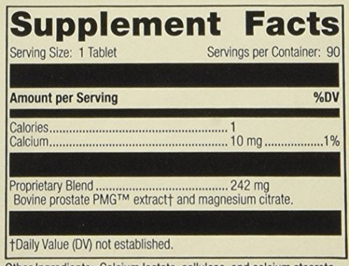 Standard Process Prostate PMG utilisation quotidienne facilitée lors des repas