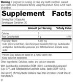 Standard Process ProSynbiotic : ingrédients inuline et probiotiques nourrissent les bactéries intestinales.
