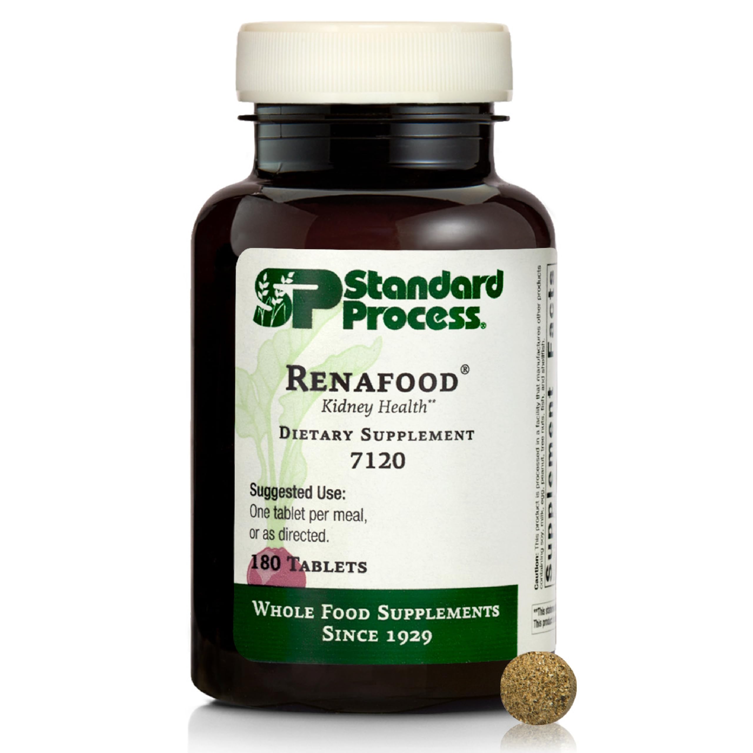 Renafood Standard Process, bouteille, usage quotidien pour un soutien potentiel des reins.