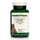Soutien Cardiaque Canin Standard Process - emballage du flacon, soutien potentiel pour chien.