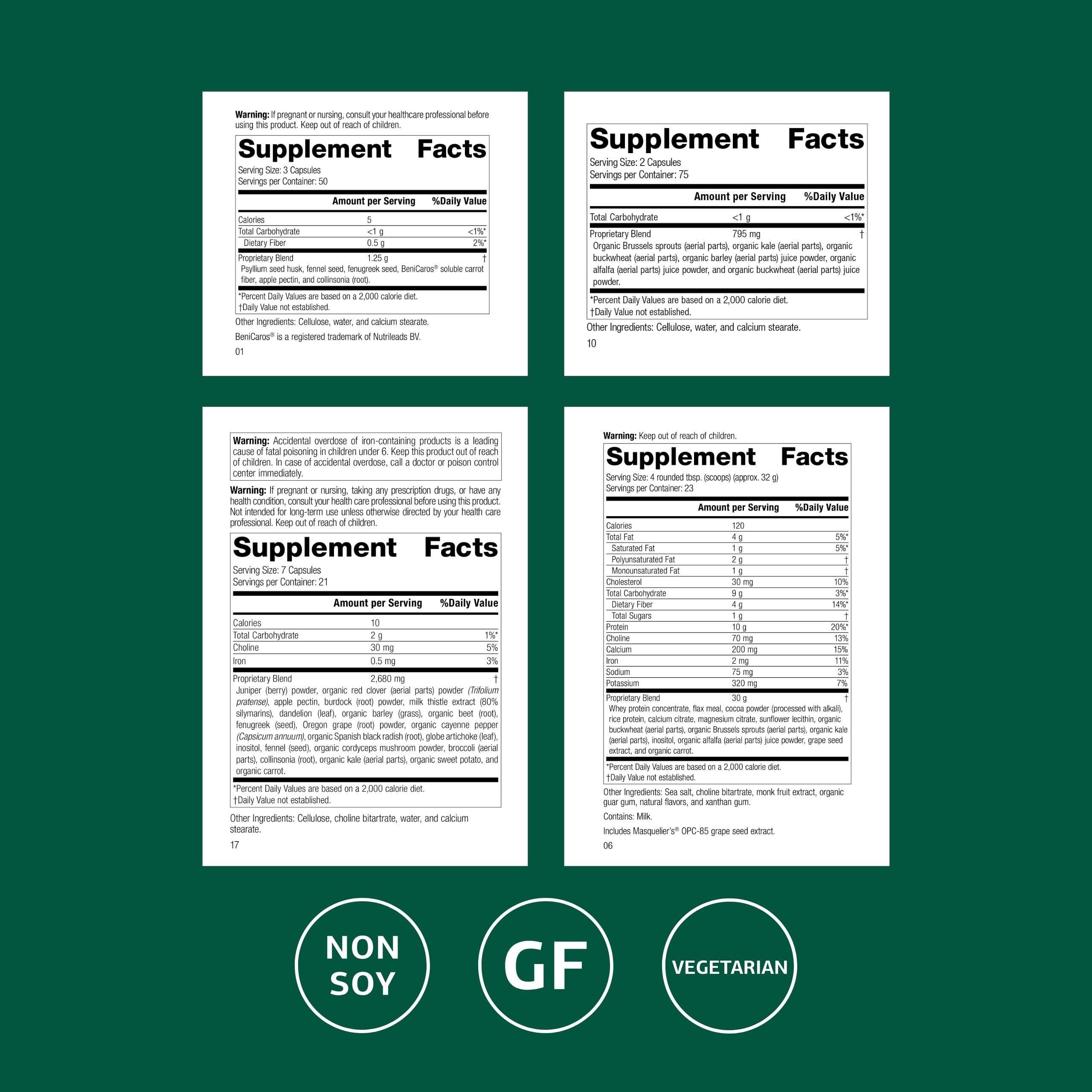 SP Complete, poudre nutritionnelle pour soutien digestif potentiel.