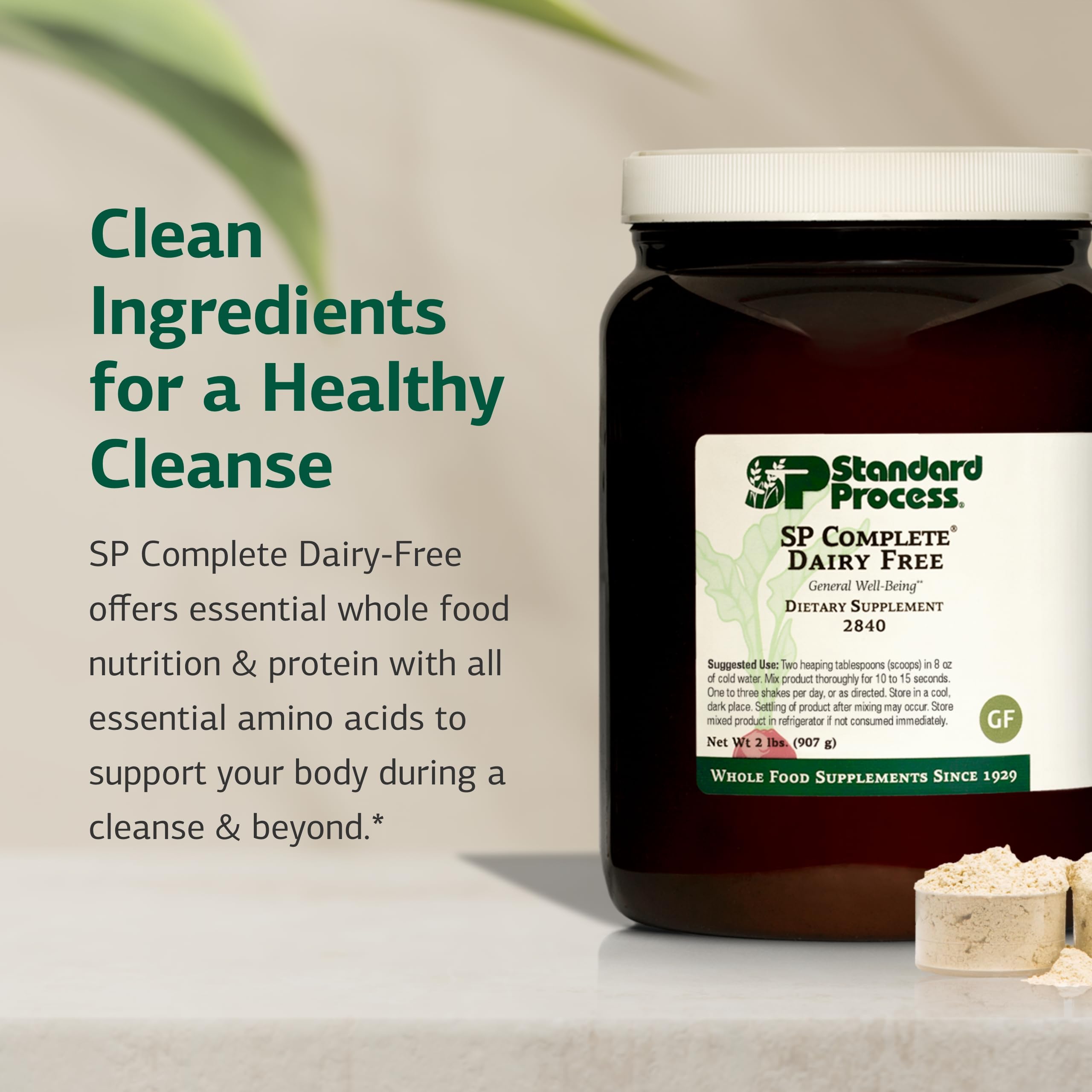 SP Complete sans lait, poudre: texture soyeuse ideale pour boisson mixee nutritive.