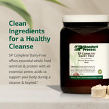 SP Complete sans lait, poudre: texture soyeuse ideale pour boisson mixee nutritive.