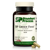 Standard Process SP Green Food – bouteille et étiquette, soutien potentiel au métabolisme.