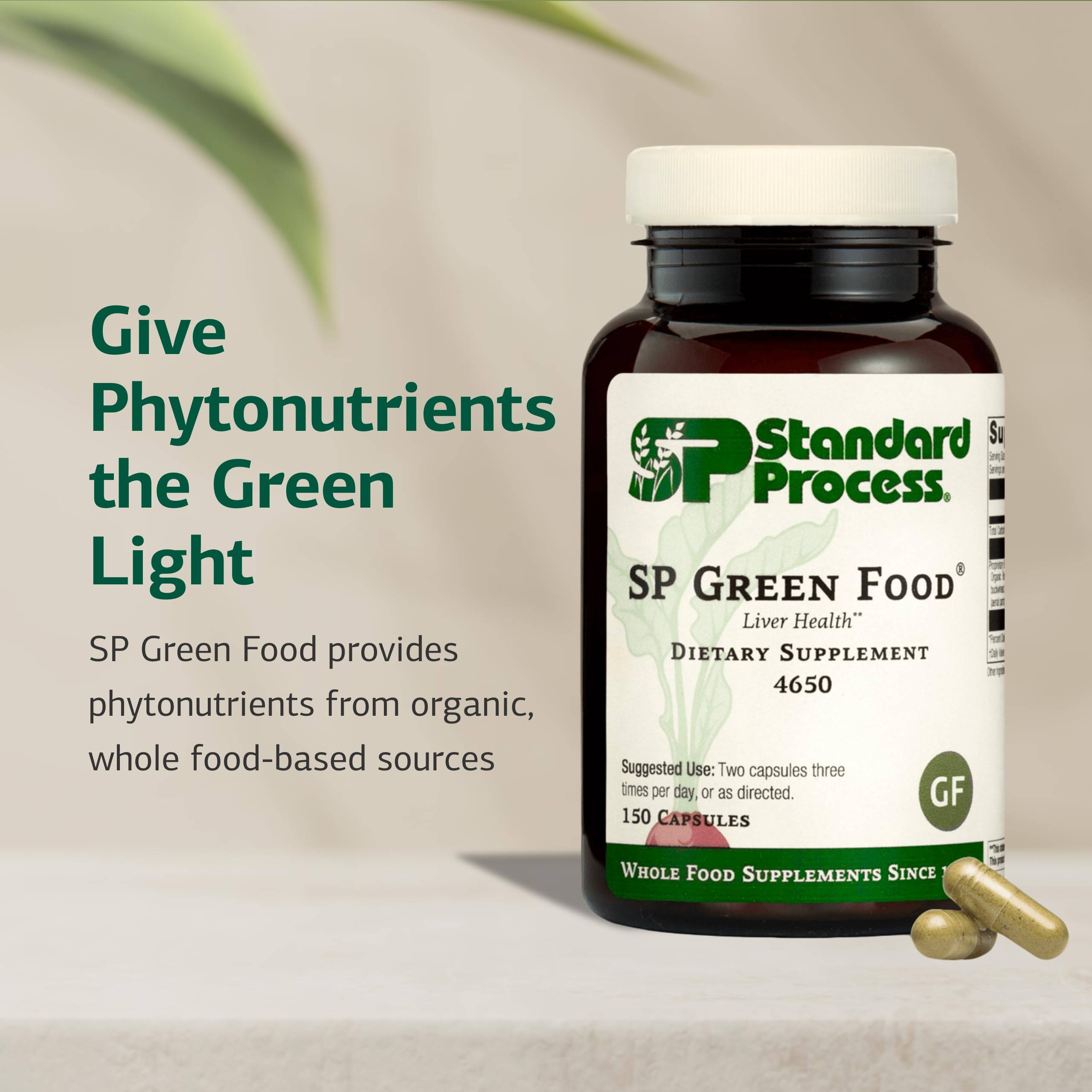 Standard Process SP Green Food – chou de Bruxelles pour une nutrition quotidienne.