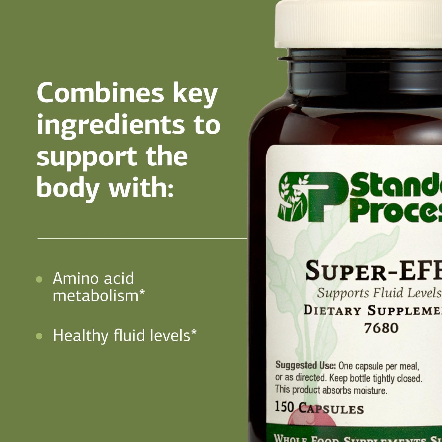Standard Process Super-EFF icône sans soja, pratique pour régimes spécifiques.