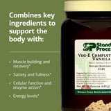 Standard Process Veg-E Complete Pro, étiquette vegan sans gluten.