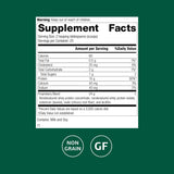 Étiquette claire du Standard Process Whey Pro Complete indiquant les ingrédients et les portions.