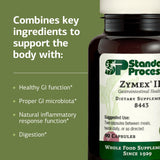 Standard Process Zymex II – fiche dosage sur l'emballage, guide vos prises quotidiennes.