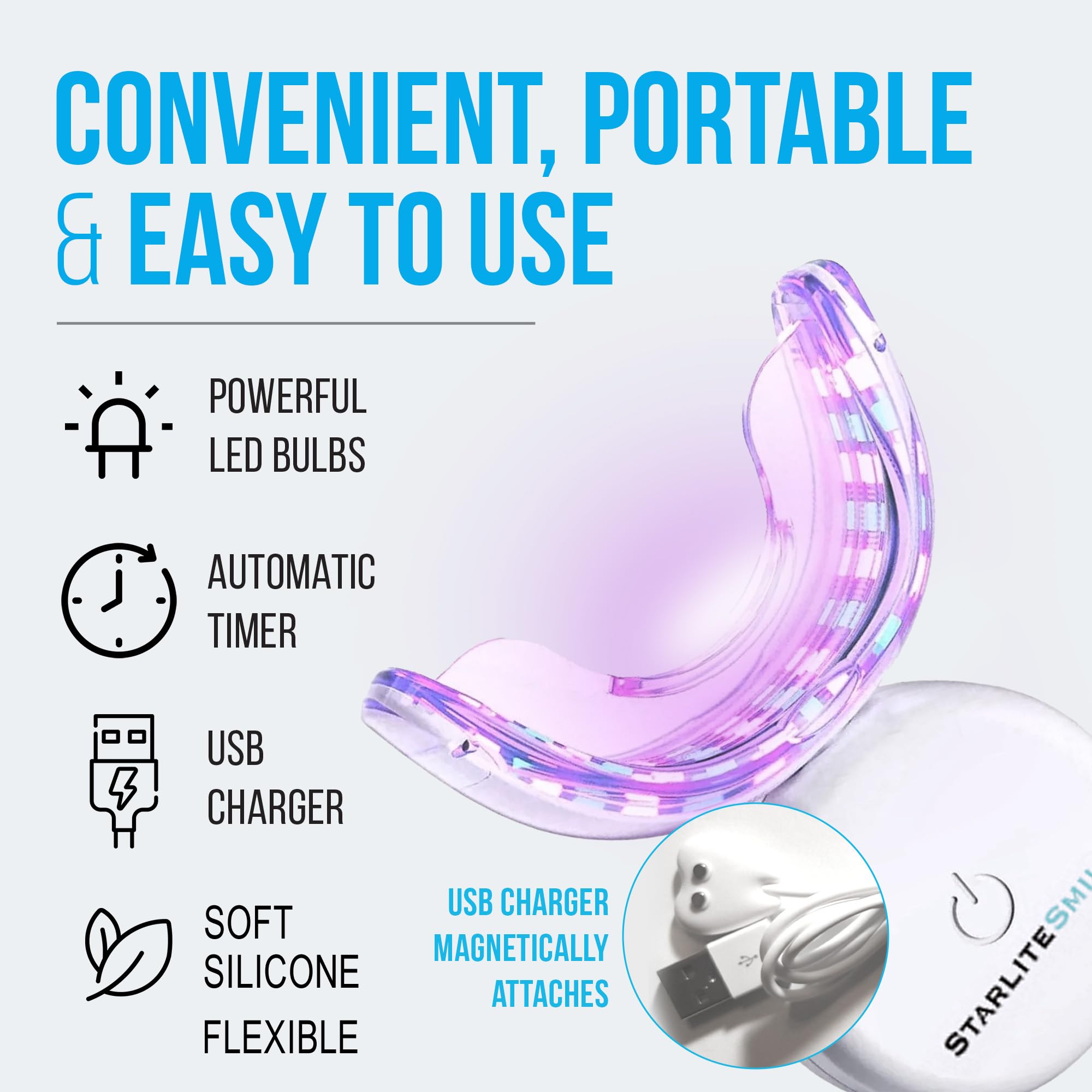 Starlite Smile Gum Light format voyage pratique pour soins en déplacement