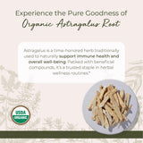 starwest-botanicals astragalus tisane tranchee: arôme doux et utilisation quotidienne.