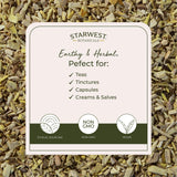 Starwest Botanicals gros plan racine Oregon Grape pour remèdes naturels.